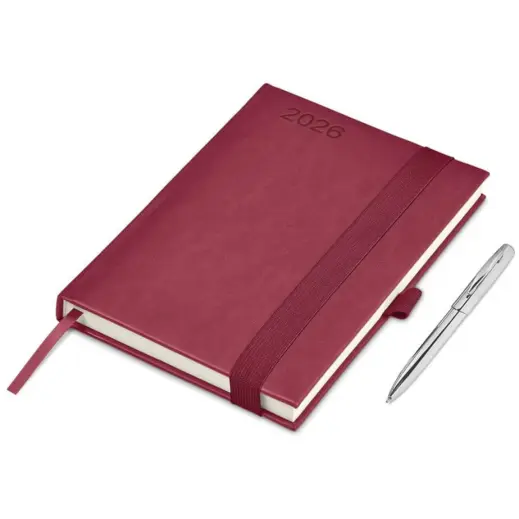 Altitude Advantage A5 2026 Diary & Cypher Pen Set Red